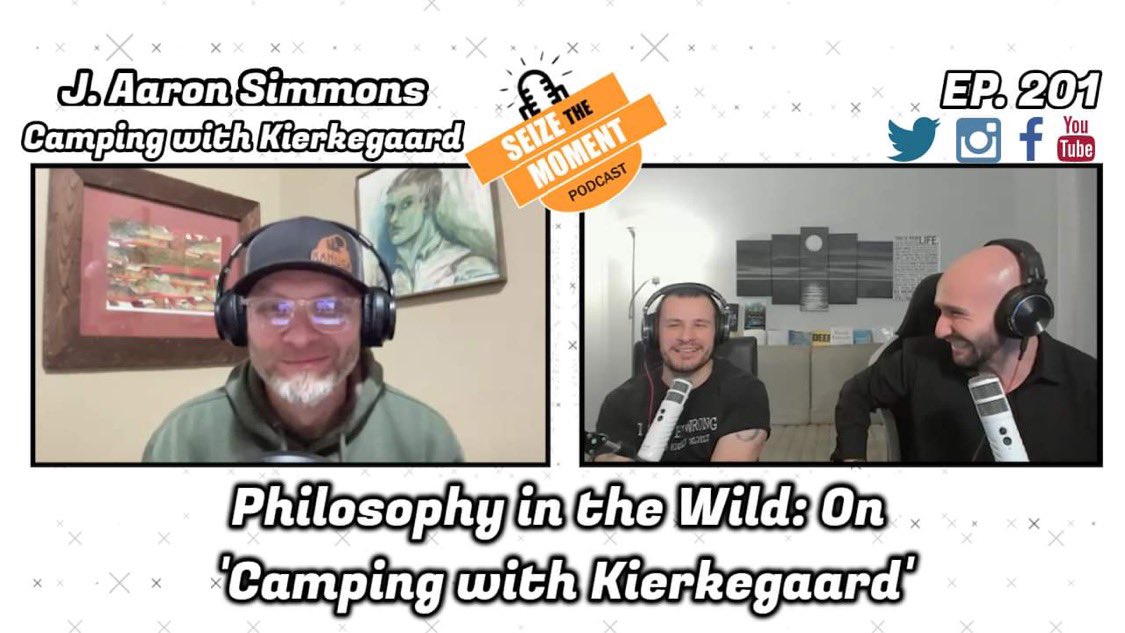 On ep 201, we welcome <a href="/JAaronSimmons/">J. Aaron Simmons</a> to discuss why we’re so unhappy, faith as risk with direction, Kierkegaard and the aesthetic life, status obsession, becoming trapped in the goal-oriented mindset, and the meaning of authentic friendship.

Full ep: youtu.be/vhNPIS7Bcx4