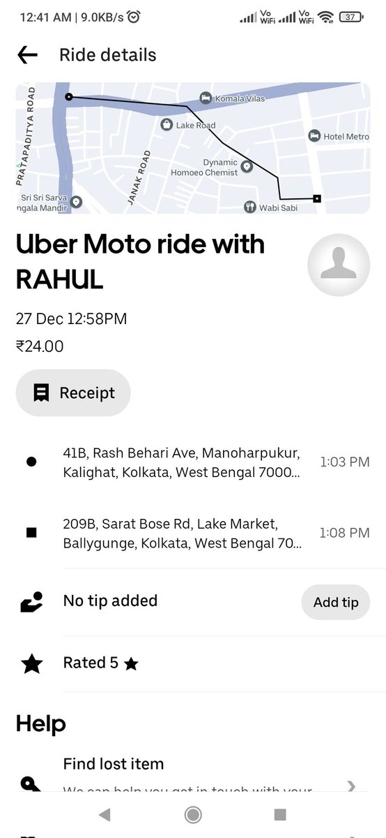 Reekstaba's tweet photo. @UberINSupport Another incident! https://t.co/OOoU6UkDJi