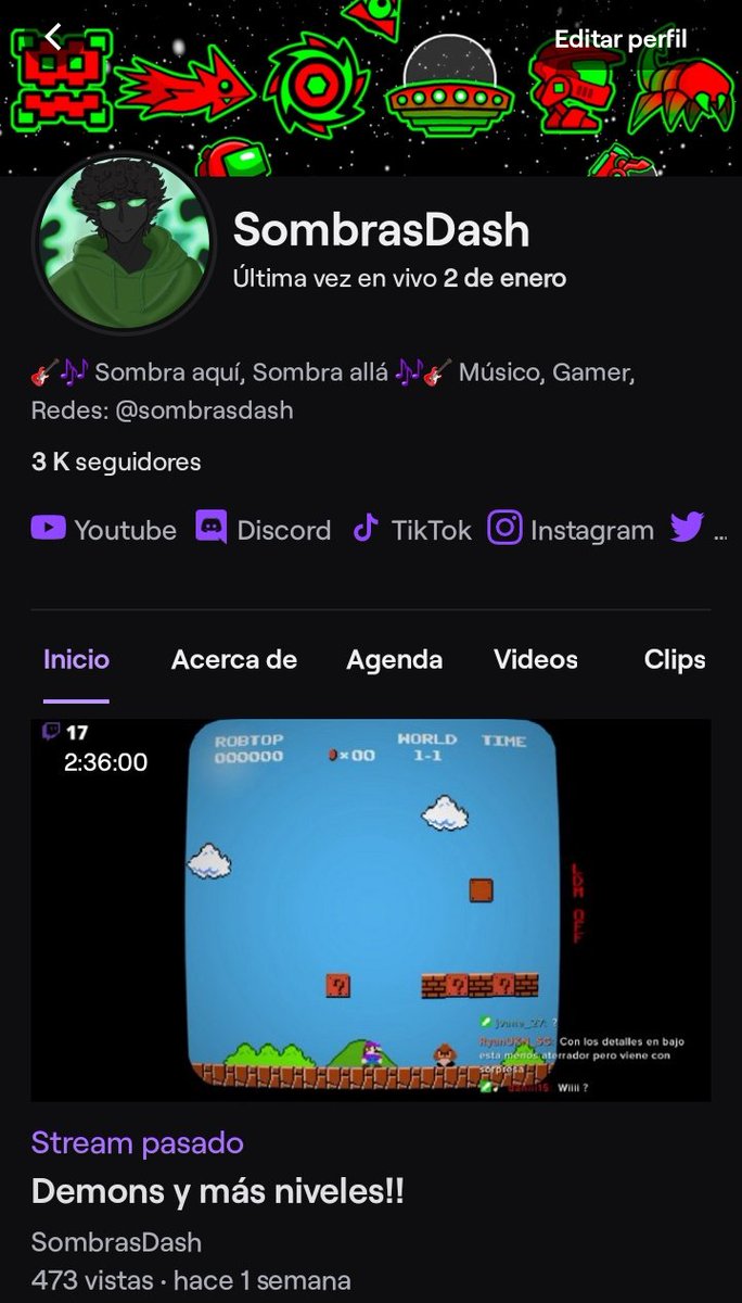 Sombrasdash's tweet photo. Cumplimos 3 años en el mundo de twitch!! 
Muchas gracias por todo el apoyo y por estar siempre ahí, se les quiere 🙌♥️ https://t.co/RbFZ0HGoCk