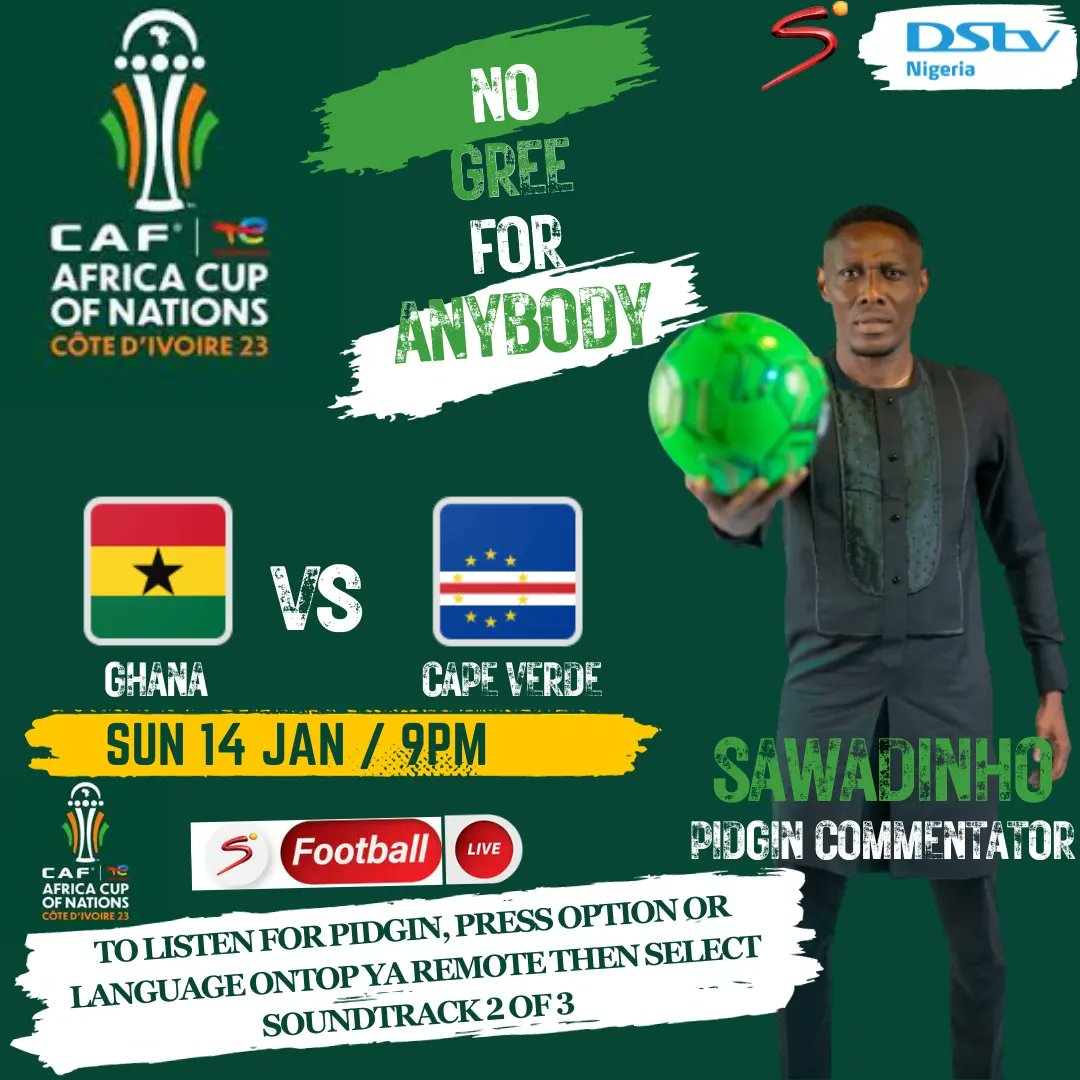 Sawadinho1's tweet image. One more game for me tonight after which I&apos;ll be needing a very good massage because I don try today 🥺🥺🥺

All my Ghana Brothers...Charle e be me be ya commentator tonight...if you no do well e be me go banter you 😂😂😂

#PidginCommentator
#AFCON2023 
#TotalEnergiesAFCON2023