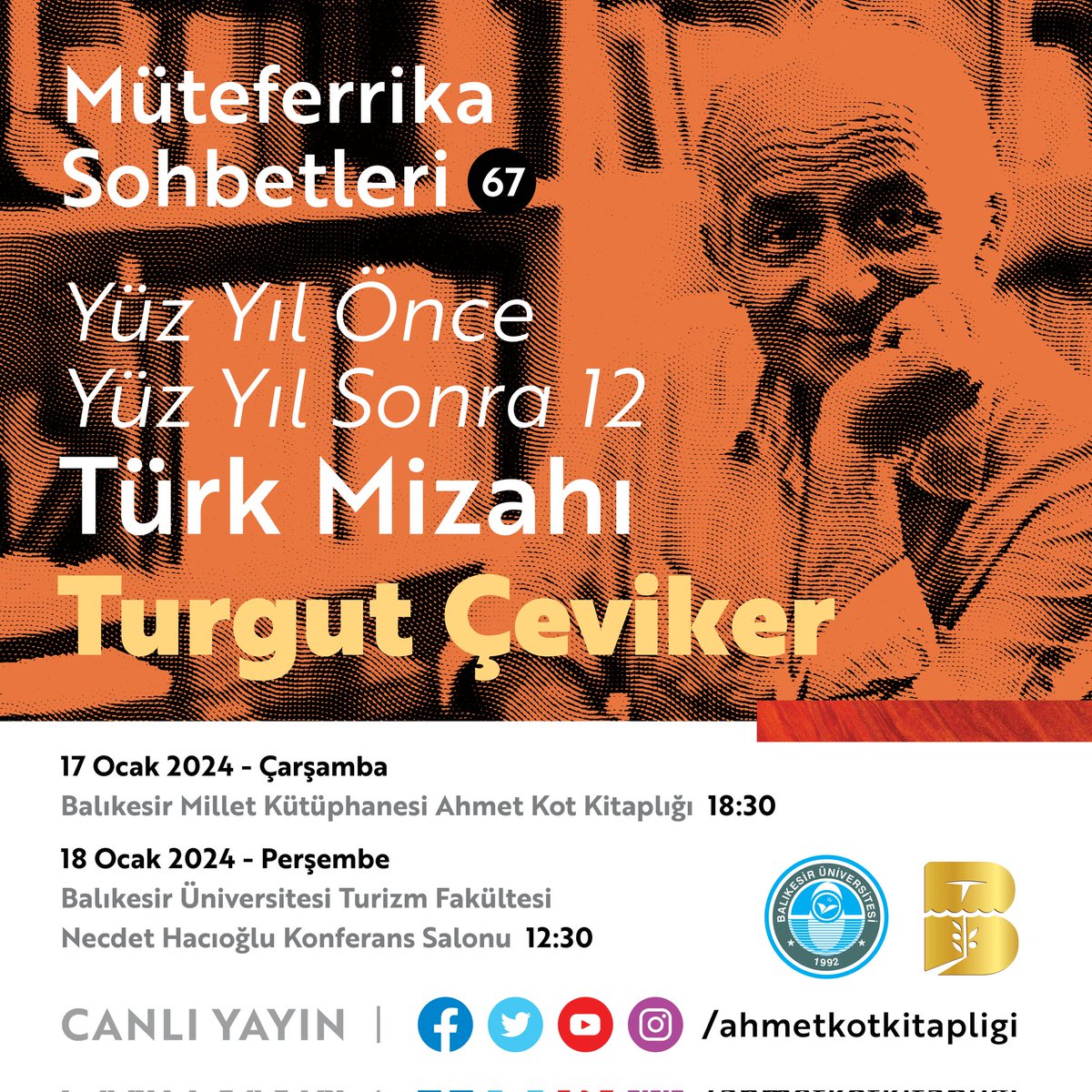 Kitap kültürü dünyamızın seçkin isimlerinin konuk edildiği Müteferrika Sohbetleri'nin 67'ncisinde araştırmacı Turgut Çeviker'i ağırlıyoruz.