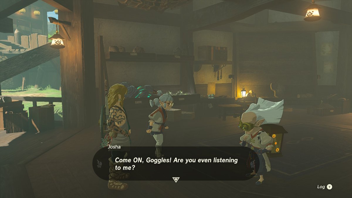 L00KOUTLANDING's tweet photo. / / goodness I need to play totk. I never personally finished it, only watched my s/o's play it and beat it. 

I just want to gather more screenshots  like these. The Sheikah scientist fam 🫶 https://t.co/oQtzeiLjwd