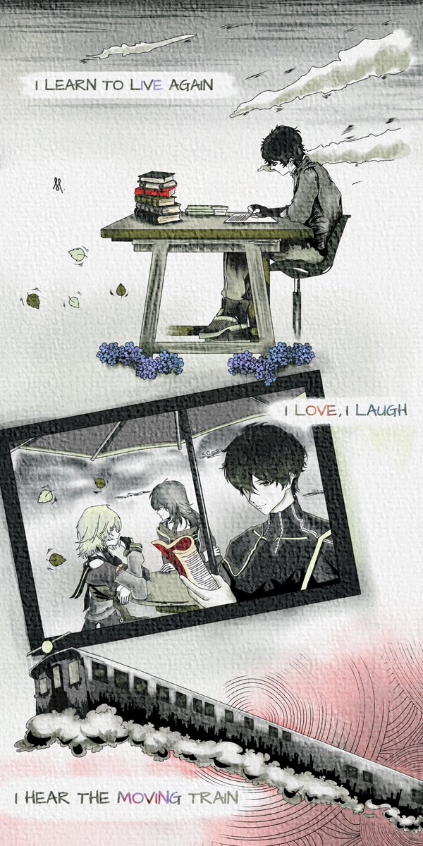 ceoofelio's tweet photo. #RenHeng #danheng #HonkaiStarRail 

“Sometimes Clocks Break”

1/7

I learn to live again.
I love, I laugh.
I hear the moving train. https://t.co/MHVBGqJZT7