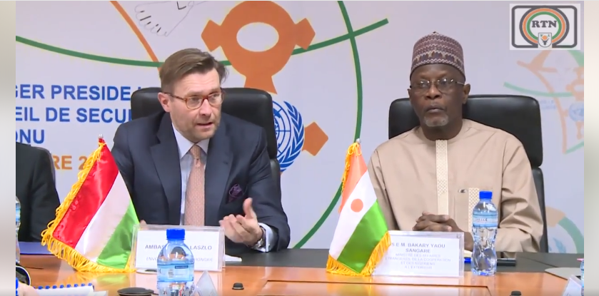 fabsenbln's tweet photo. #Hungary's Special #Sahel Envoy @Mathelaszlo_mb arrived onboard a 🇭🇺Air Force Dassault Falcon 7X (reg. 607 | #477FF7) on Thursday in the region. He had talks with the Foreign Ministers of #Niger🇳🇪 and #Chad🇹🇩 so far - "focusing on illegal migration" and the "threat of terrorism." https://t.co/QCtwscbh7Q
