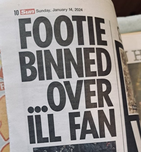 DrJoGrady's tweet photo. Lifelong Bolton supporter Iain Purslow was taken ill at the match yesterday and the game was rightly abandoned to give Iain the best chance of getting treatment at scene. 

Iain tragically passed away.

This was the headline in todays S*n newspaper. 

Sickening rag. 

RIP Iain. https://t.co/0cBsErVurZ
