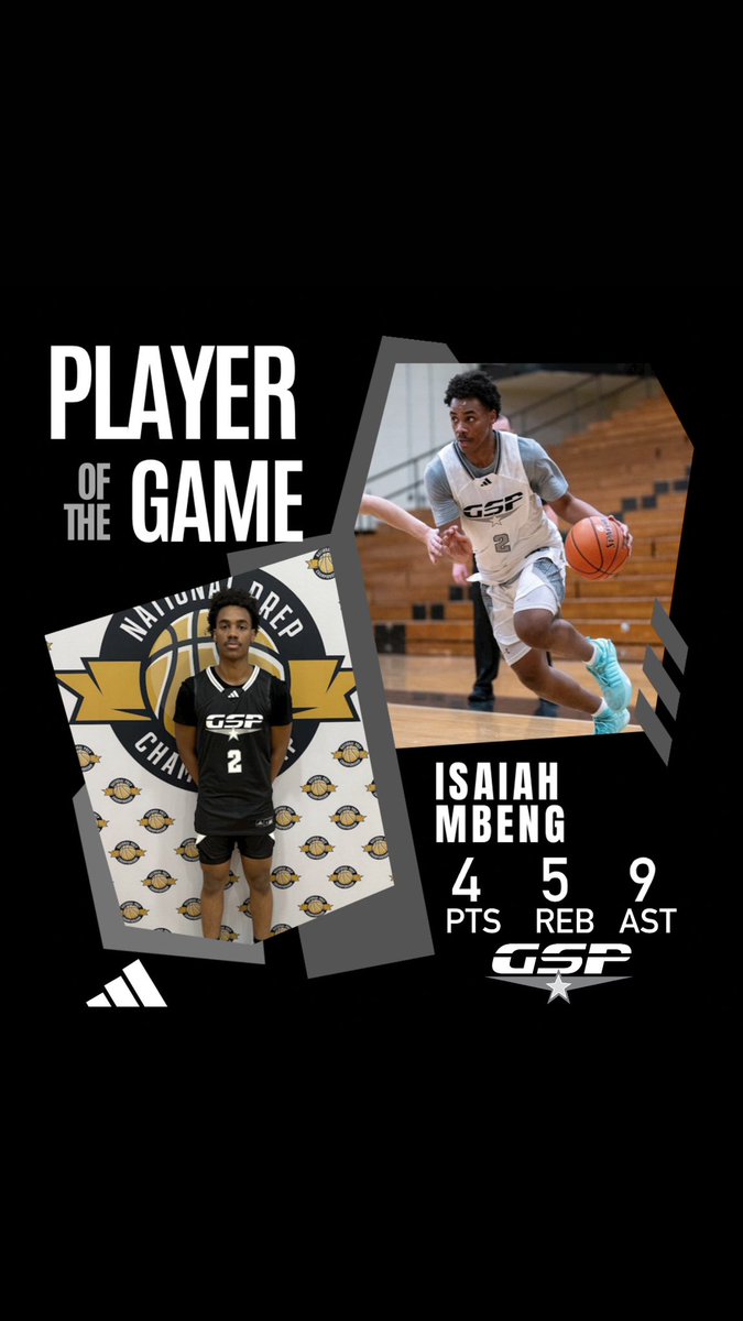 Golden State Prep Impact players of the game vs Link Year Prep 
#HoopHallPrepShowcase 

Jayden Russotti 25p 2r 1s 
Ne’Quan Brown 24p 6r 1a  
Vuk Vukicevic 24p 4r 1a 1s
Isaiah Mbeng 4p 5r 9a