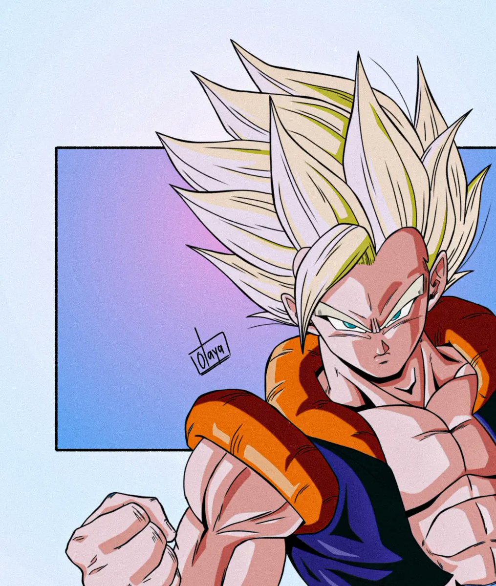 OlayArt_'s tweet photo. Las dos fusiones de Goku y Vegeta. https://t.co/SSBJbOE0Yt