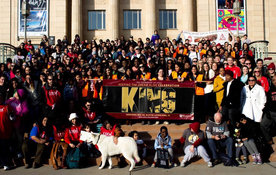Join us tomorrow for our annual rally and march (from East High to Kingsbury Hall) celebrating the legacy of Martin Luther King, Jr.

Immediately following the MLK Rally and March, experience the vibrant and electrifying world of Step Afrika! #MLKDay 

🗓️ diversity.utah.edu/event/mlk-rall…