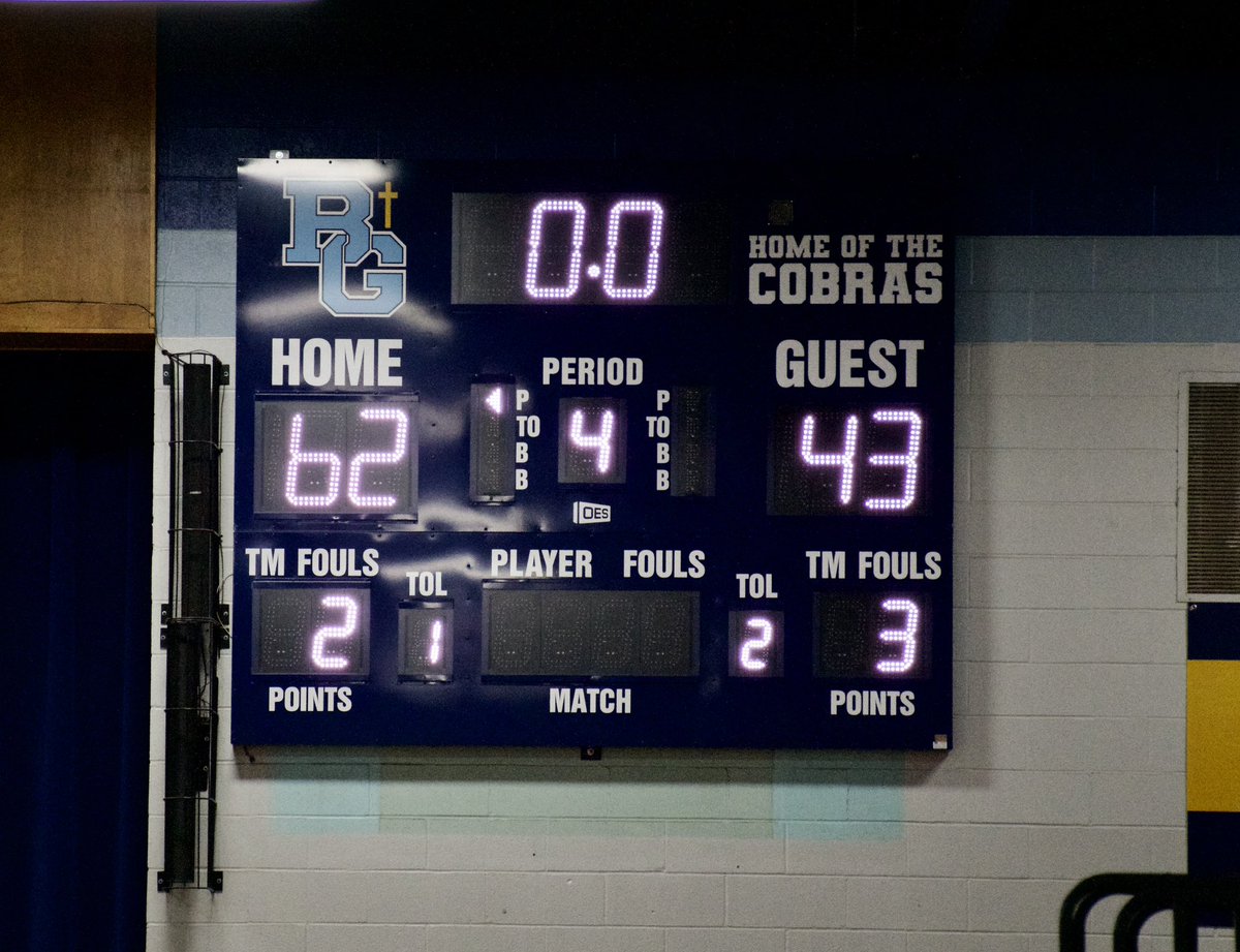 Union-Endicott 62
West Genesee 43
Final

A strong 1st half for the S4 reps set the tone &amp; proved to be in insurmountable hole to climb from in the Bishop Grimes MLK tournament opener. <a href="/adrianafontana0/">Adriana Fontana</a> 19, <a href="/AllyStank/">ally stank</a> 14 for <a href="/UECSDTigers/">UECSD Tigers</a>; <a href="/bellaquinones3/">Isabella Quinones</a> 14 for WG. Game 1 ✔️