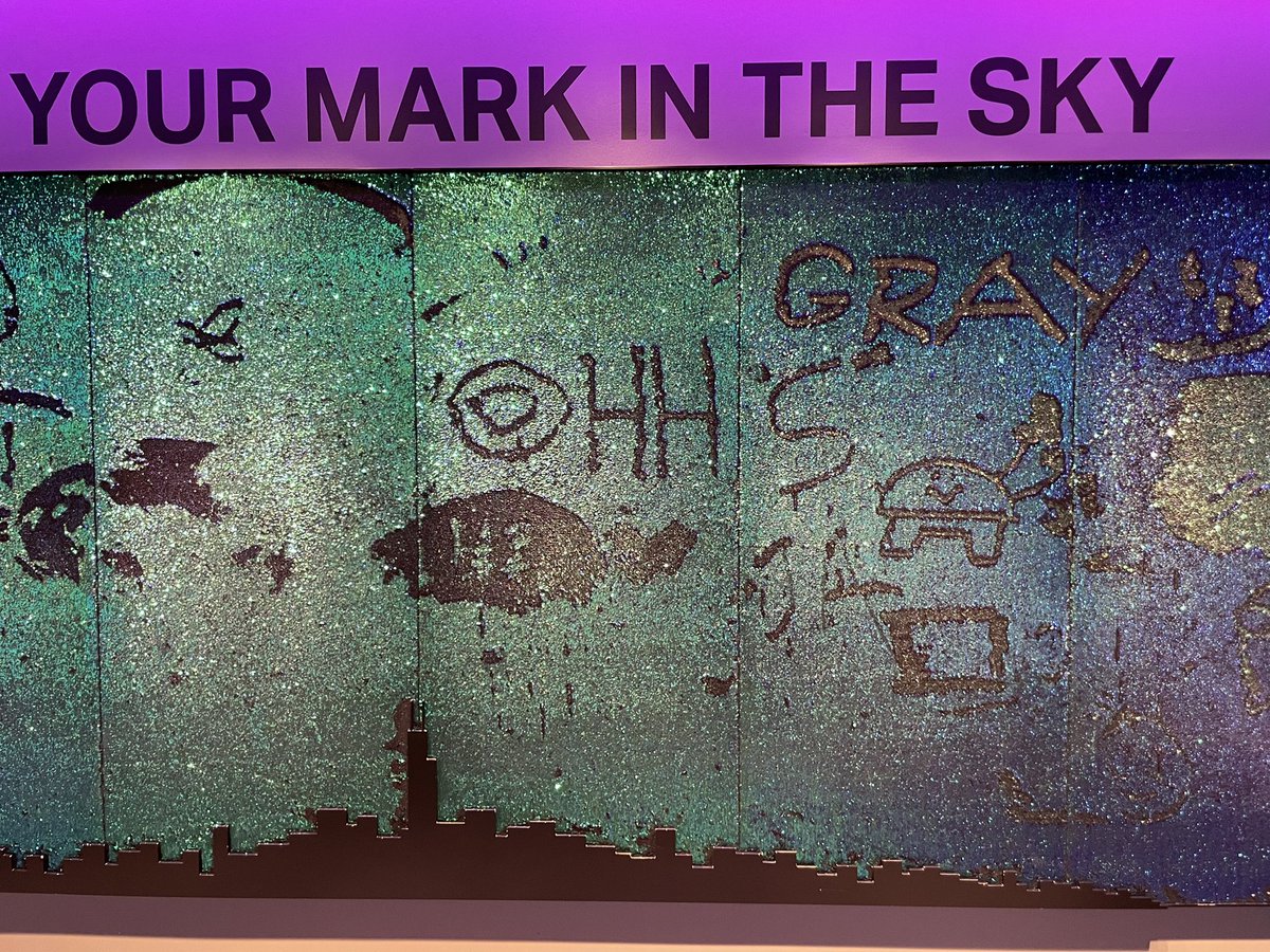 greenbearband's tweet photo. Up in Willis Tower, we performed a concert and then had our heads in the literal clouds! Students left their mark on the city… even getting in some fitness ! https://t.co/5bBD17M84X