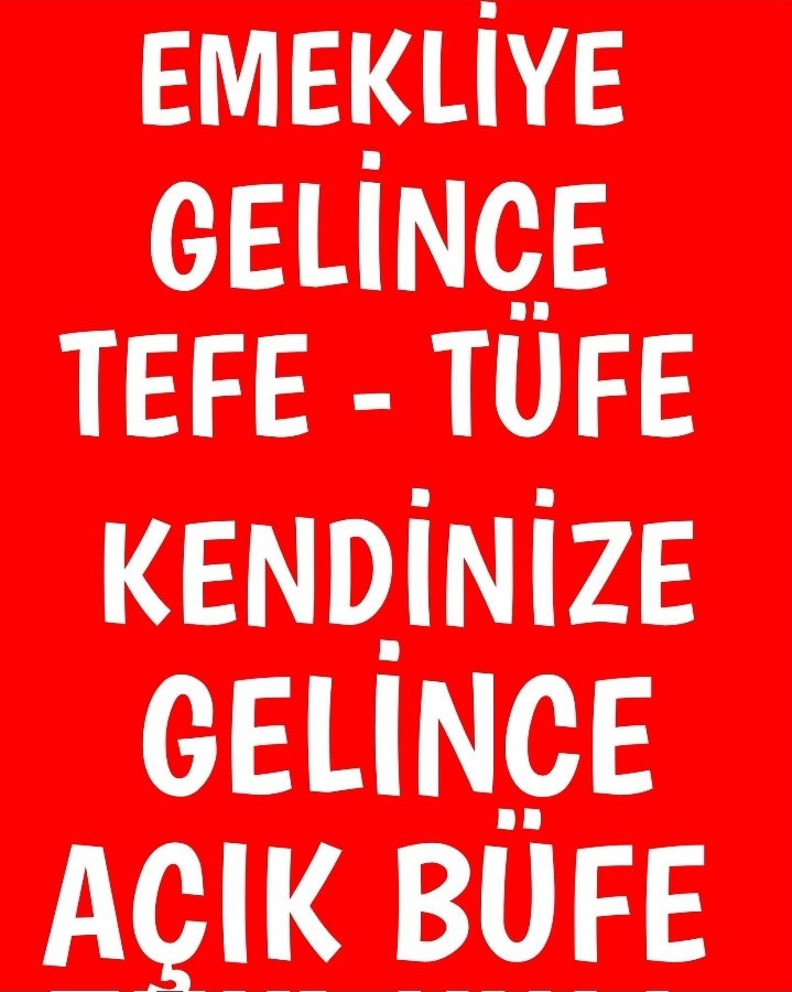 Emekliden oy moy yok 
#EmekliyeŞimşekÇarptı