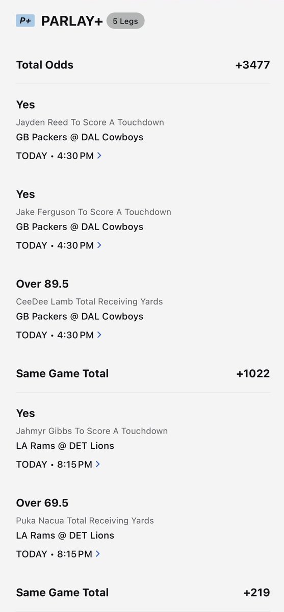 Collab with <a href="/ChrisGarcia2424/">🔱inning 🔱ith G🅰️RCI🅰️</a> 

ESPN has better odds again

Let’s go 2/2 and giveaway some money!