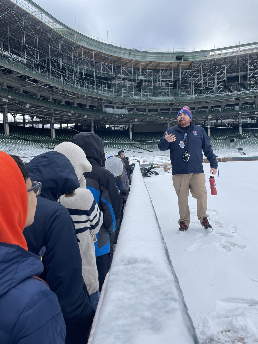 greenbearband's tweet photo. Saturday took us to Wrigley field- home of the Cubies https://t.co/Z9fvjxVK4g