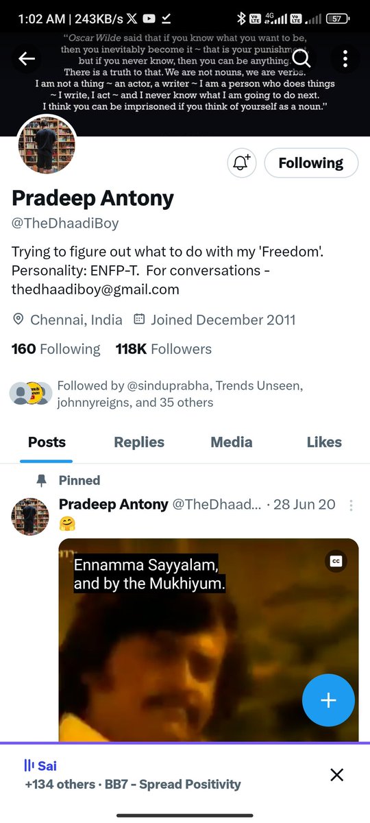 sadamthyab007's tweet photo. #PradeepAnthony
Lets make it 123k https://t.co/PxUGEIrg8t