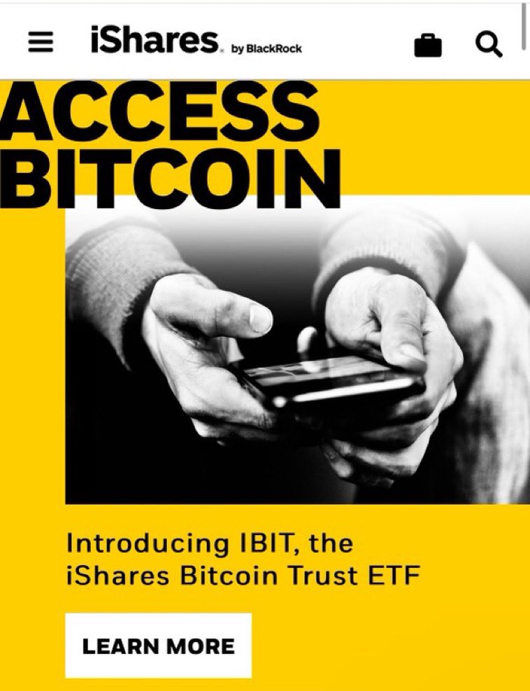 BitcoinArchive's tweet photo. NEW: 🇺🇸 BlackRock, Fidelity, and VanEck put #Bitcoin on the homepage. 🔥 https://t.co/cx2ooU2IZ6