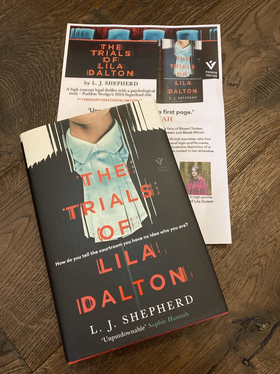 Finished bk 13 of 2024. Good debut read although at times I was very much thinking… what is happening? Why is this happening? So hang on tight as you read! ⁦@LJShepherdwords⁩ ⁦@PushkinPress⁩ ⁦@PushkinVertigo⁩ #TheTrialsOfLilaDalton will keep you on edge of seat