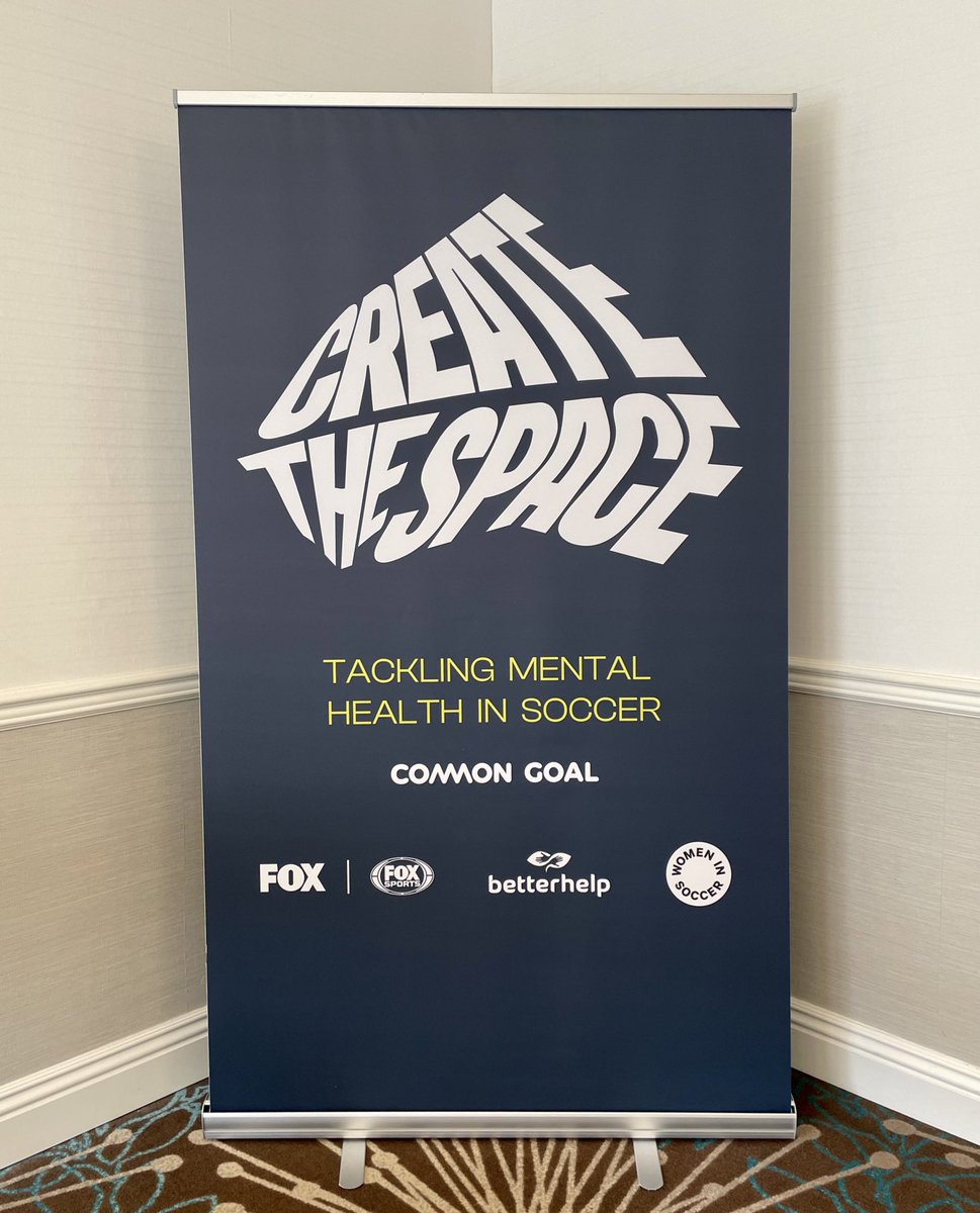 womeninsoccerus's tweet photo. #CREATETHESPACE 💜🧠
@CommonGoalOrg, @naomi_girma , @betterhelp, @FOXSports https://t.co/5TXqpgOIFG