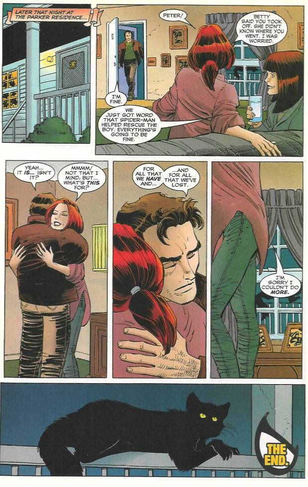 mayday_stan95's tweet photo. One of the few books to deal with Peter’s grief over losing Mayday

“Spider-Man” (1990) #81 https://t.co/CtkqINaDb4