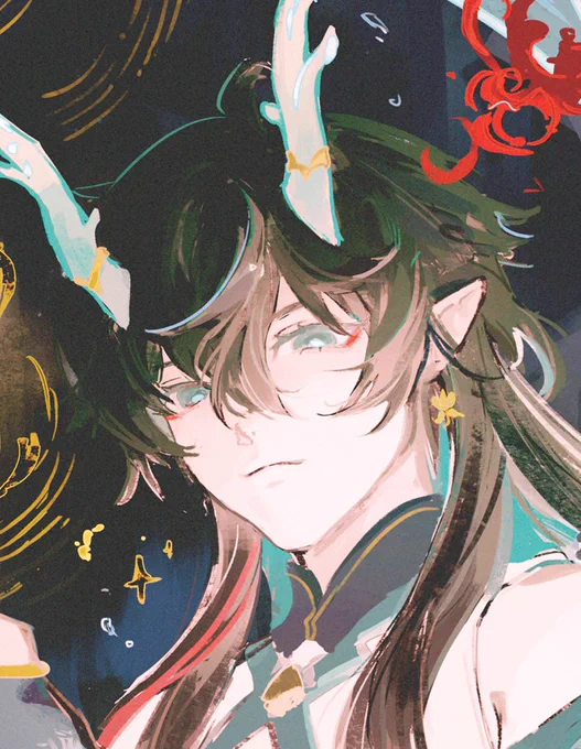 I drew dragon Dan Heng~ 