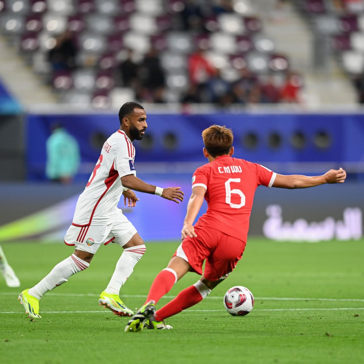 استهل منتخب الإمارات الوطني لكرة القدم مسيرته في بطولة كأس آسيا لكرة القدم، التي تستضيفها العاصمة القطرية الدوحة حالياً، بالفوز على منتخب هونج كونج 3-1 اليوم ضمن منافسات الجولة الثالثة.