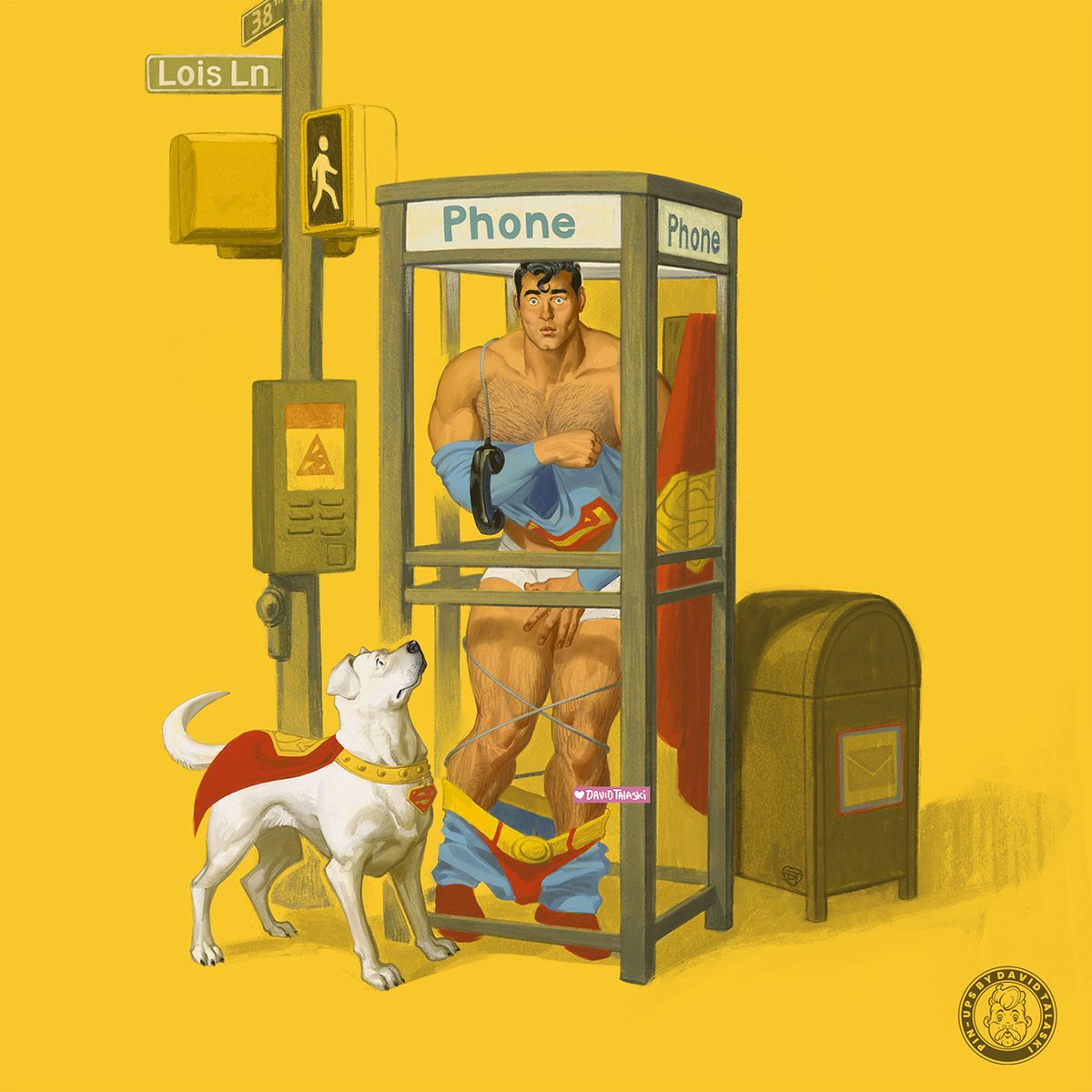 DavidTalaski's tweet photo. It's a bird, it's a plane, it's............oh!

One of my recent pinups from the Patreon. 😉 https://t.co/U4tob6sIen