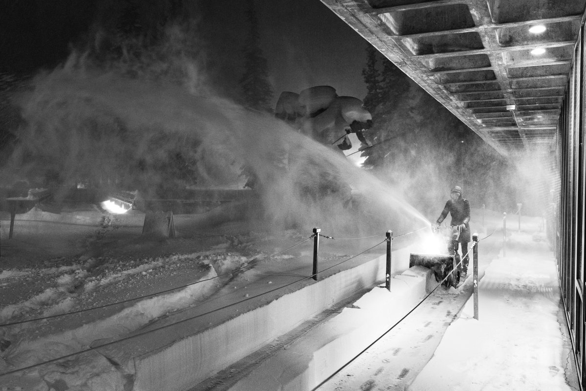Snowbird's tweet photo. Resort Status Update:

After receiving 17” of snow overnight and 21” in the last 24 hours, coupled with sustained high winds exceeding 100 mph, Snowbird will not open for skiing and riding today, January 14, 2024. https://t.co/7eMV0LKVB9