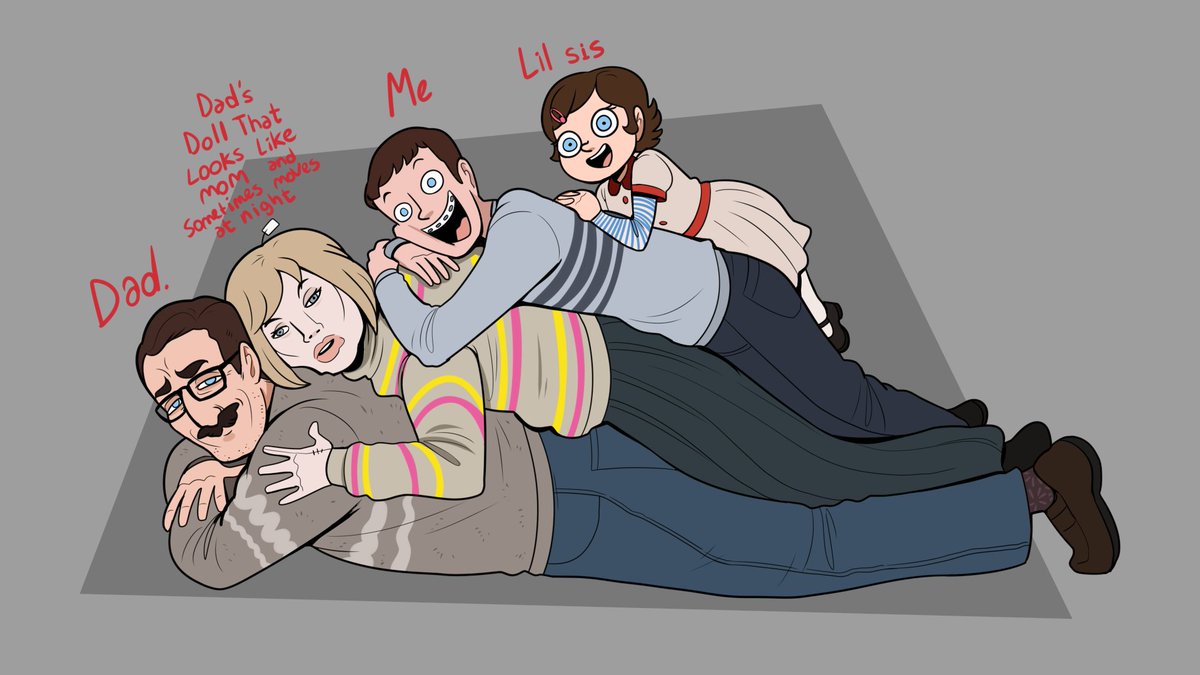 HellOnEarth_III's tweet photo. I don't think I ever draw nerd's family https://t.co/yLhrJt7PHa