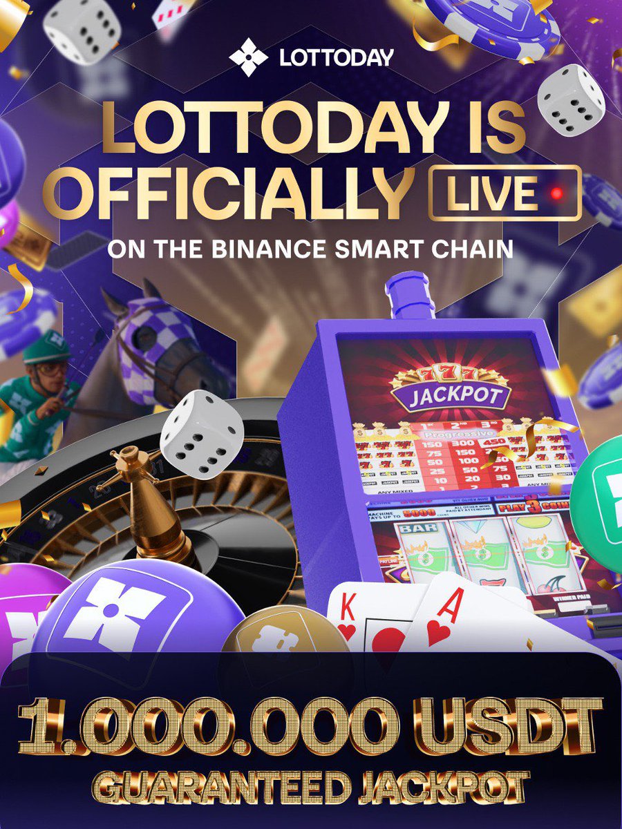 tinyurl.com/Lottoday8
Decentralised Daily Lotto Game, Prize Money $1,000,000 Daily 💥💥💥Check it out‼️‼️‼️ Good Luck🍀🍀
#LOTTO #lottoday #WINNER #1Million #prizemoney #prize #lifechangingmoney #Goodluck #decentralized #bigmoney #BNB #BNBChain #BSC #USDT