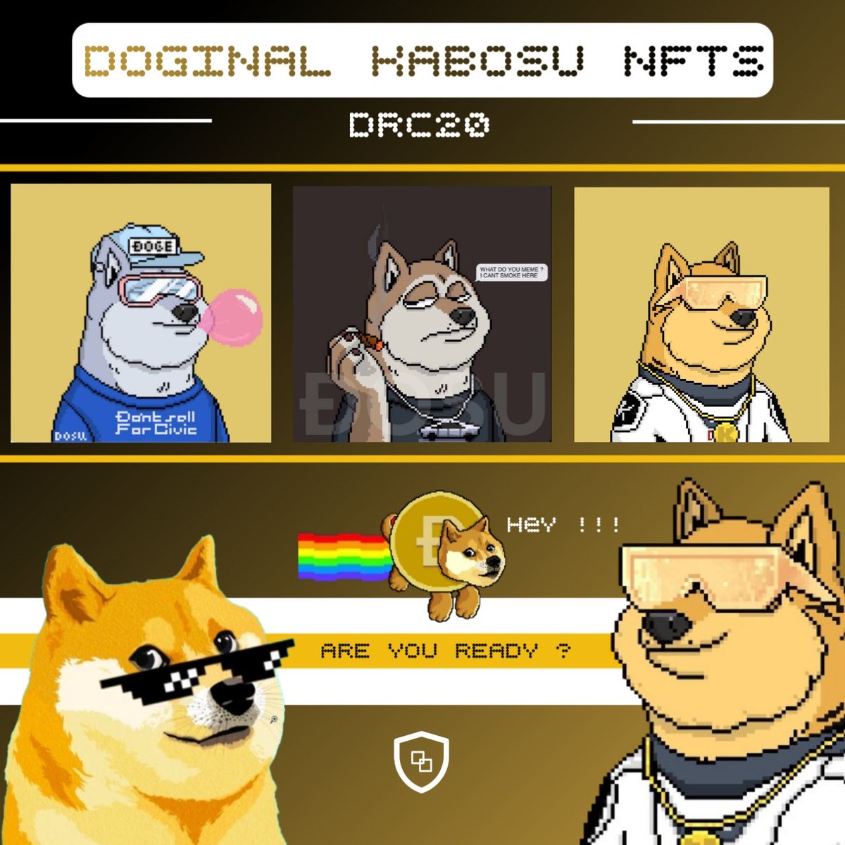drc20_dozz's tweet photo. 🚀 Exciting news on the horizon!
Tomorrow, the launch date and details of the highly anticipated $DOSU NFT collection will be revealed! 🎉 Get ready to join the stellar crew 🚀🐕💎
Stay tuned for the unveiling of the crypto masterpiece! ⏱️
@DoginalKabosu @LatoshiBTC
#DRC20 https://t.co/6mYdZfDR9v