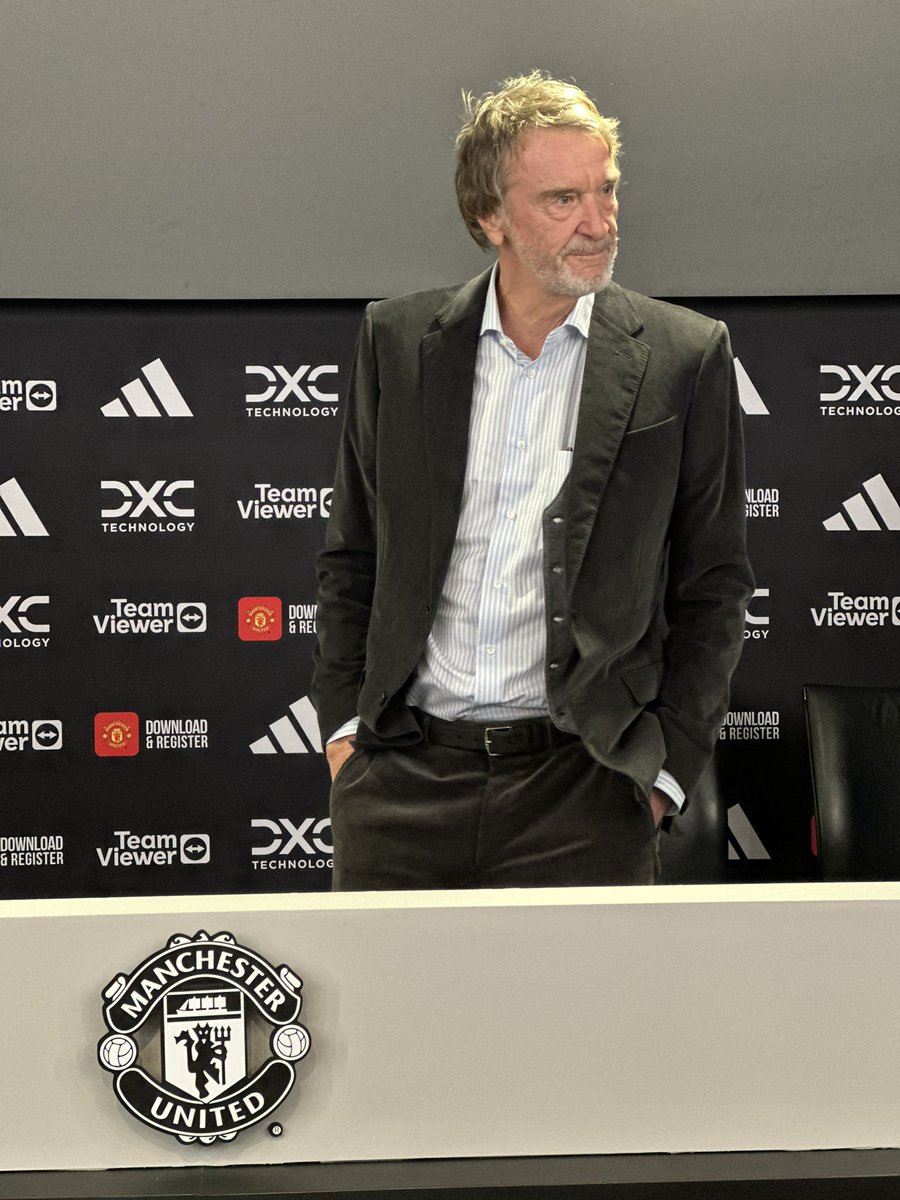 🚨 Sir Jim Ratcliffe confirms INEOS investment in Man Utd expected to be officially confirmed in early/mid February. 71yo jokes “we hope they don’t find anything dodgy in our CV!”. Says #MUFC stake the most exciting thing he has done @TheAthleticFC #MUNTOT theathletic.com/5201387/2024/0…