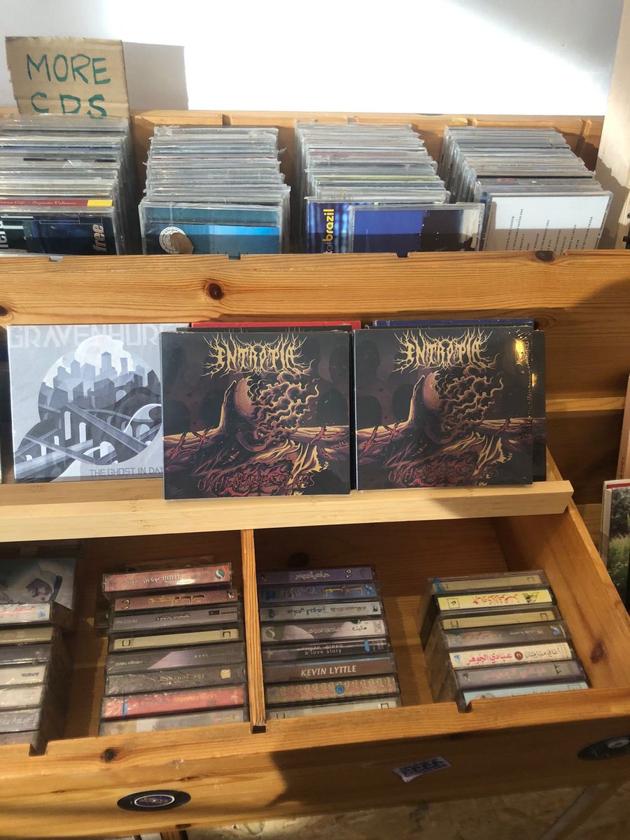 Now you can get your Entropia's UNHEALABLE SCARS CD onspot from Bohemia Art cafe and Recordes in Khobar!