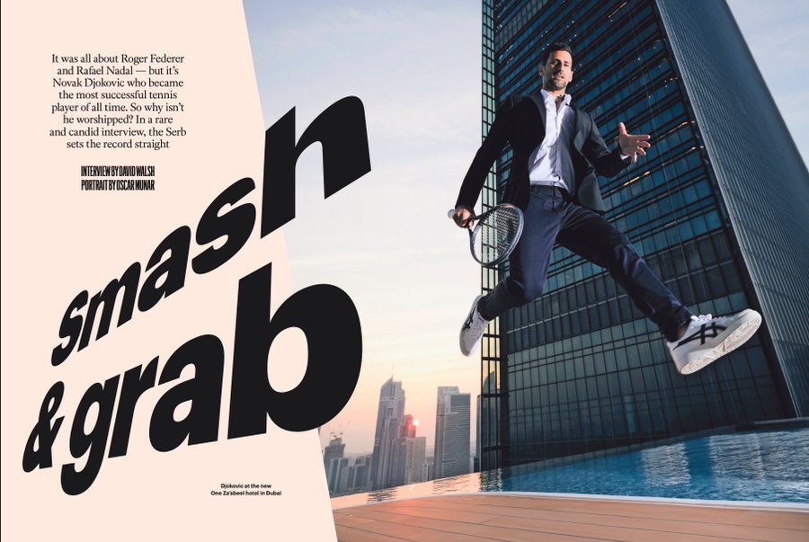 Rare and insightful Novak Djokovic interview from @DavidWalshST, beautifully presented in today’s Sunday Times magazine thetimes.co.uk/article/novak-…