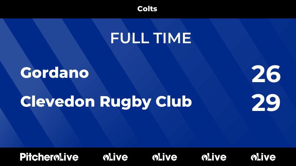 Clevedon_RFC's tweet photo. FULL TIME: Gordano 26 - 29 Clevedon Rugby Club
#GORCLE #Pitchero
https://t.co/FPeTRJrR6L https://t.co/SpSADlDQeE