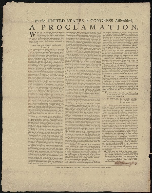 AmRevMuseum's tweet photo. #OnThisDay in 1784, Congress ratified the Treaty of Paris to officially end the Revolutionary War and establish the United States as an independent nation. #OTD #RatificationDay
Explore more on your next visit: https://t.co/gU86Vf4349
πΈ @librarycongress https://t.co/iAHfSFaJ8s