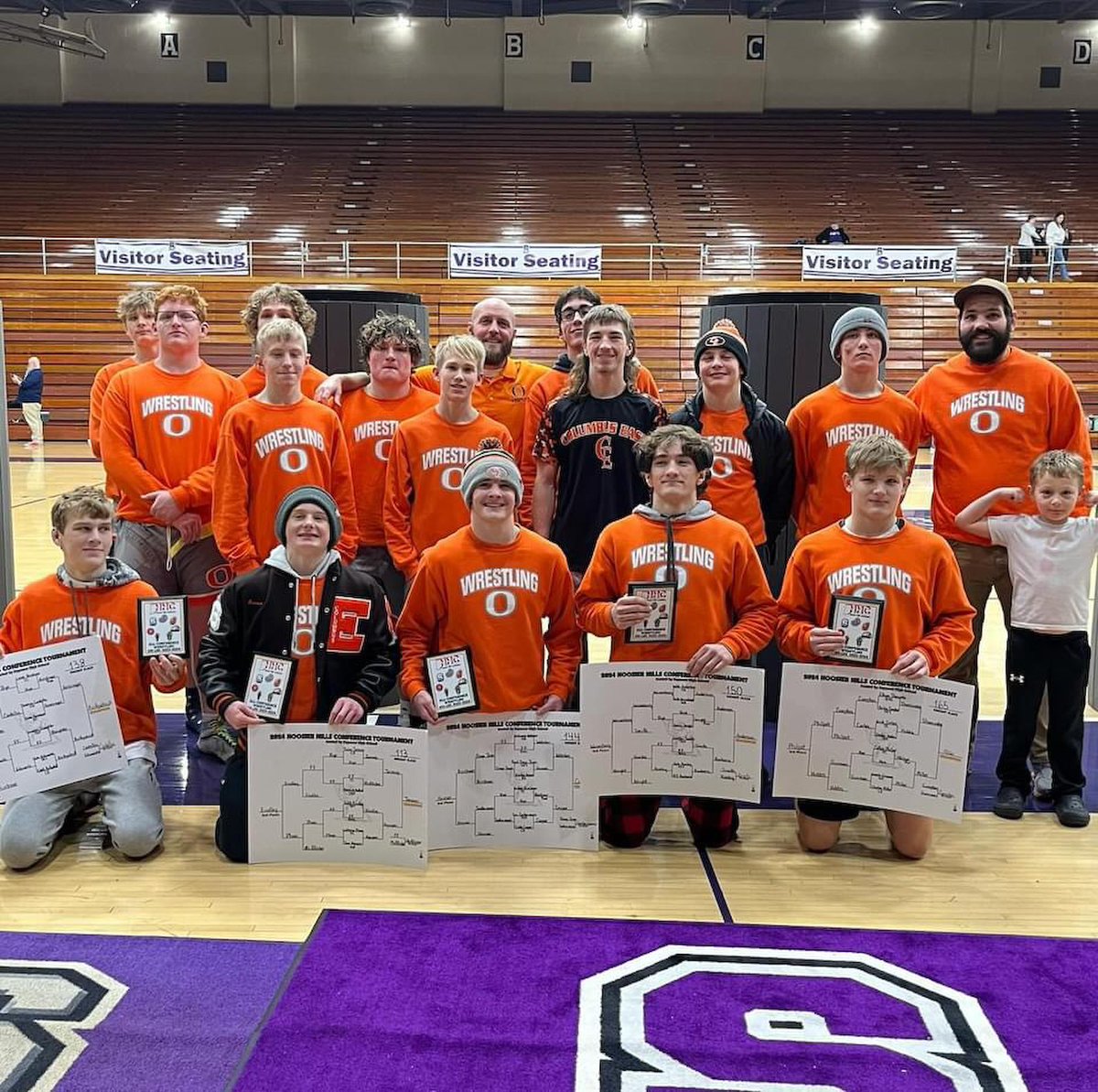 cehsathletic's tweet photo. News: Olympian Wrestlers Win 2024 HHC Conference Championship https://t.co/2vpgA1LnOU https://t.co/AflkiRYZSz