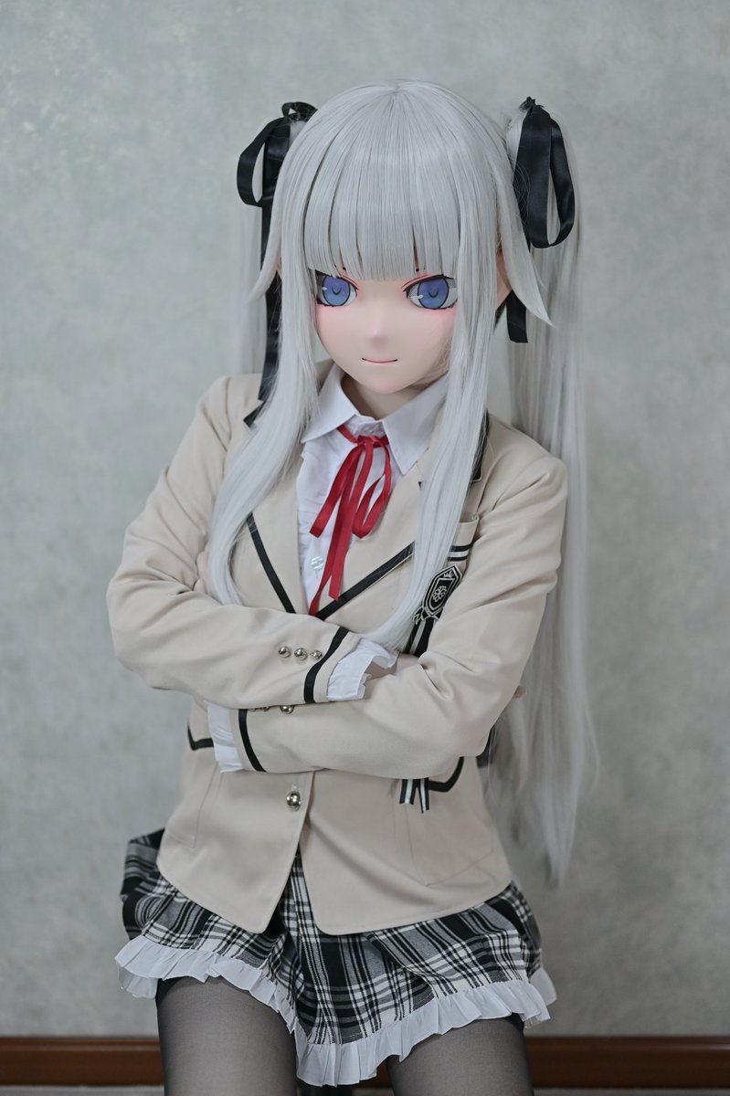 我也有二次元头壳啦~ 角色是美少女万华镜1里的篝之雾枝. 头壳: @NewfacedolL #kigurumi