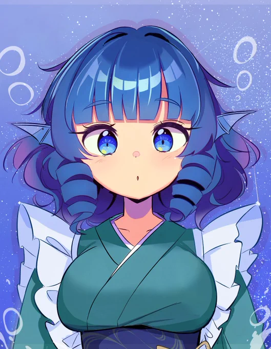 前髪ぱっつんわかさぎ姫