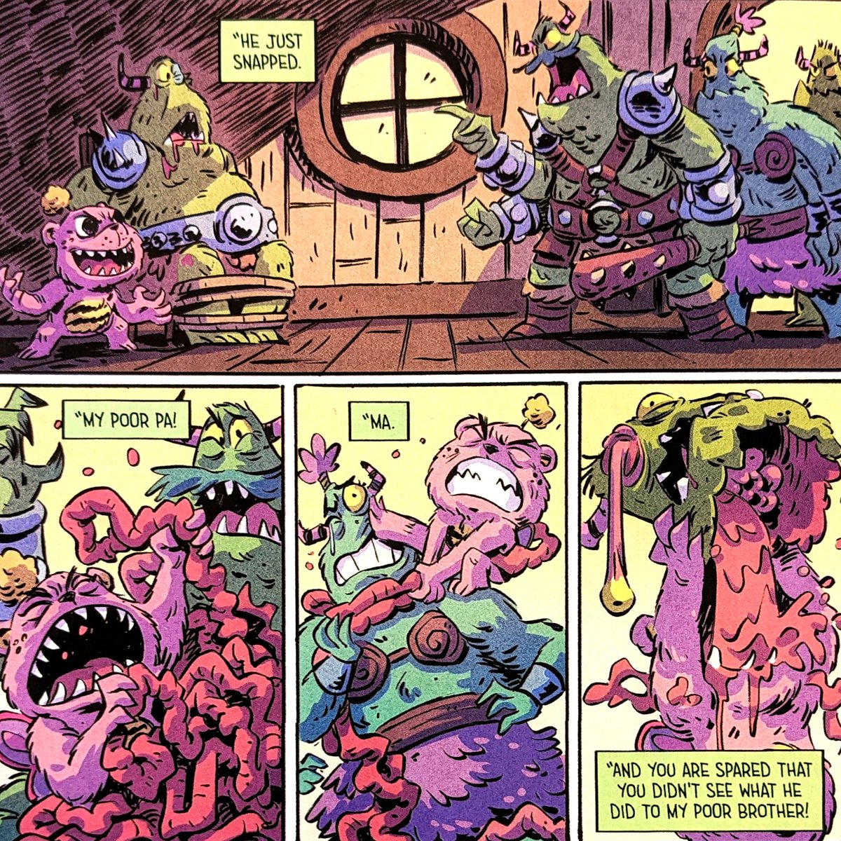 Untold Tales Of I Hate Fairyland #5 - Das Finale dieser fesselnden Miniserie zeigt Gerty als "ehrenwerte" Richterin im Fairyland-Gericht. Derek Laufman liefert blutige Bilder und einen packenden Abschluss. 👍🥰🥳❣️ #IhateFairyland #Comics #FantasyComics