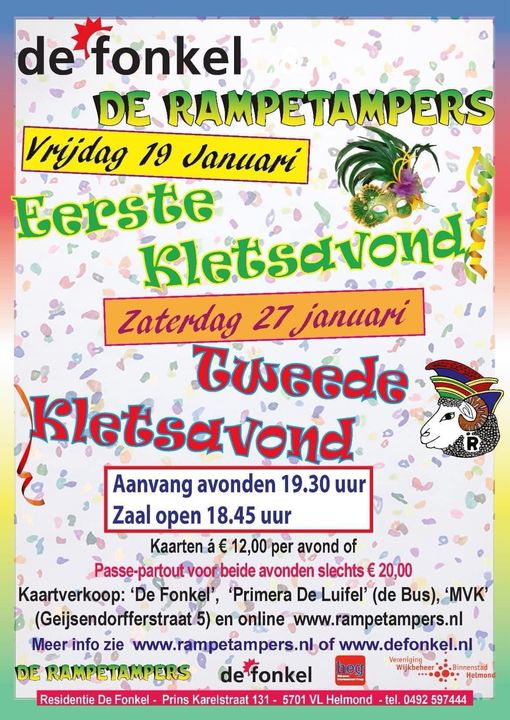 Er zijn nog enkele kaarten voor deze top-avonden. Wees erbij want OP=OP!