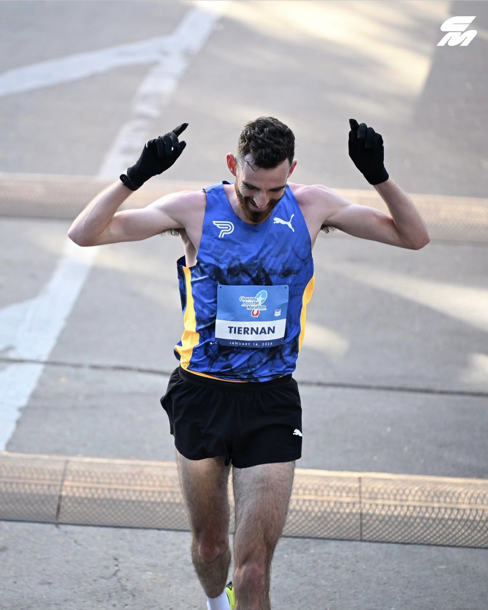 CITIUS MAG (@citiusmag) on Twitter photo What a run for <a href="/tiernan_patrick/">Patrick Tiernan</a> ‼️
The Australian 2x Olympian notches a qualifying standard for Paris 2024 with a 4th-place finish and nearly 4-minute personal best of 2:07:45 at the 2024 <a href="/HoustonMarathon/">Houston Marathon</a>. What a run for <a href="/tiernan_patrick/">Patrick Tiernan</a> ‼️
The Australian 2x Olympian notches a qualifying standard for Paris 2024 with a 4th-place finish and nearly 4-minute personal best of 2:07:45 at the 2024 <a href="/HoustonMarathon/">Houston Marathon</a>.