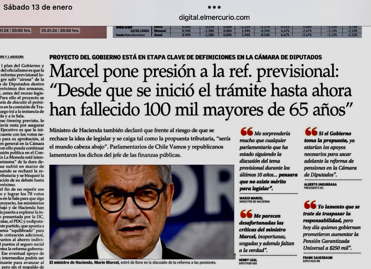 berfontaine's tweet photo. Nunca visto que un ministro de Hacienda recurra al populismo así @mariomarcelc Da vergüenza ajena la desesperación x pegarle un zarpazo a los trabajadores. Han fallecido 500.000 desde que @GabrielBoric rechazó reforma de Piñera. Como la reforma es mala corresponde votar en contra https://t.co/vCoPtajoLz