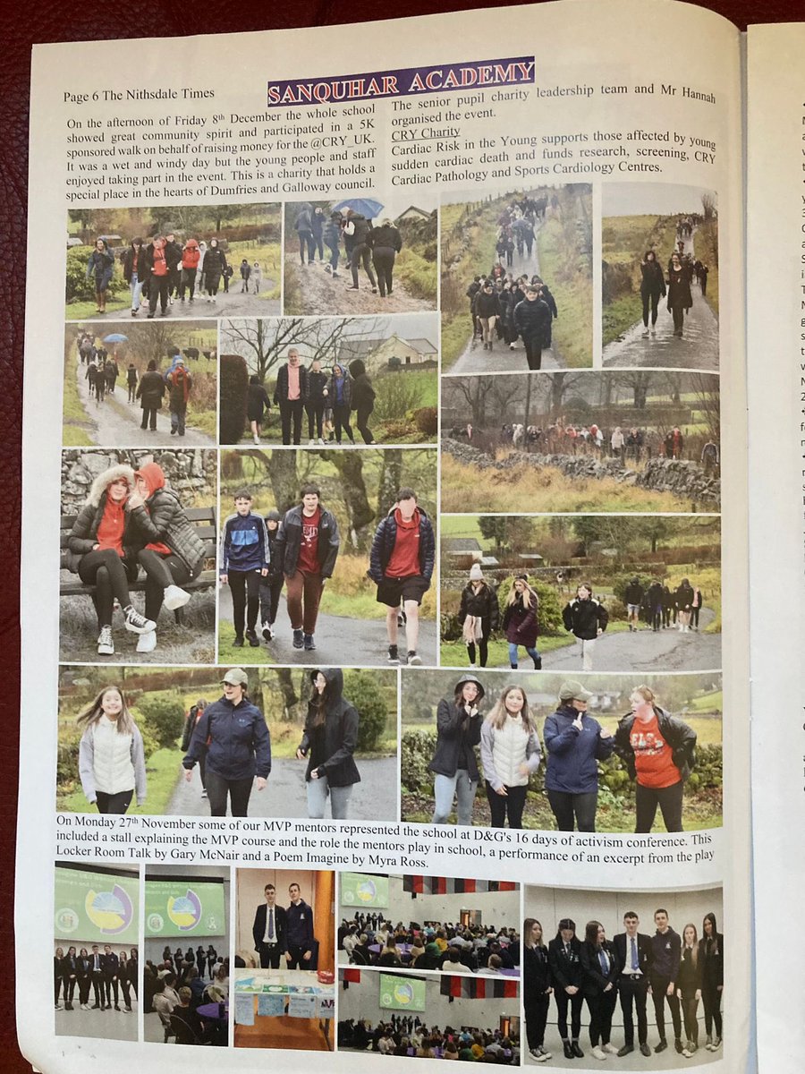sanquharacademy's tweet photo. Another great article out in the local paper! @HetheringtonMrs https://t.co/c8iKfet2it
