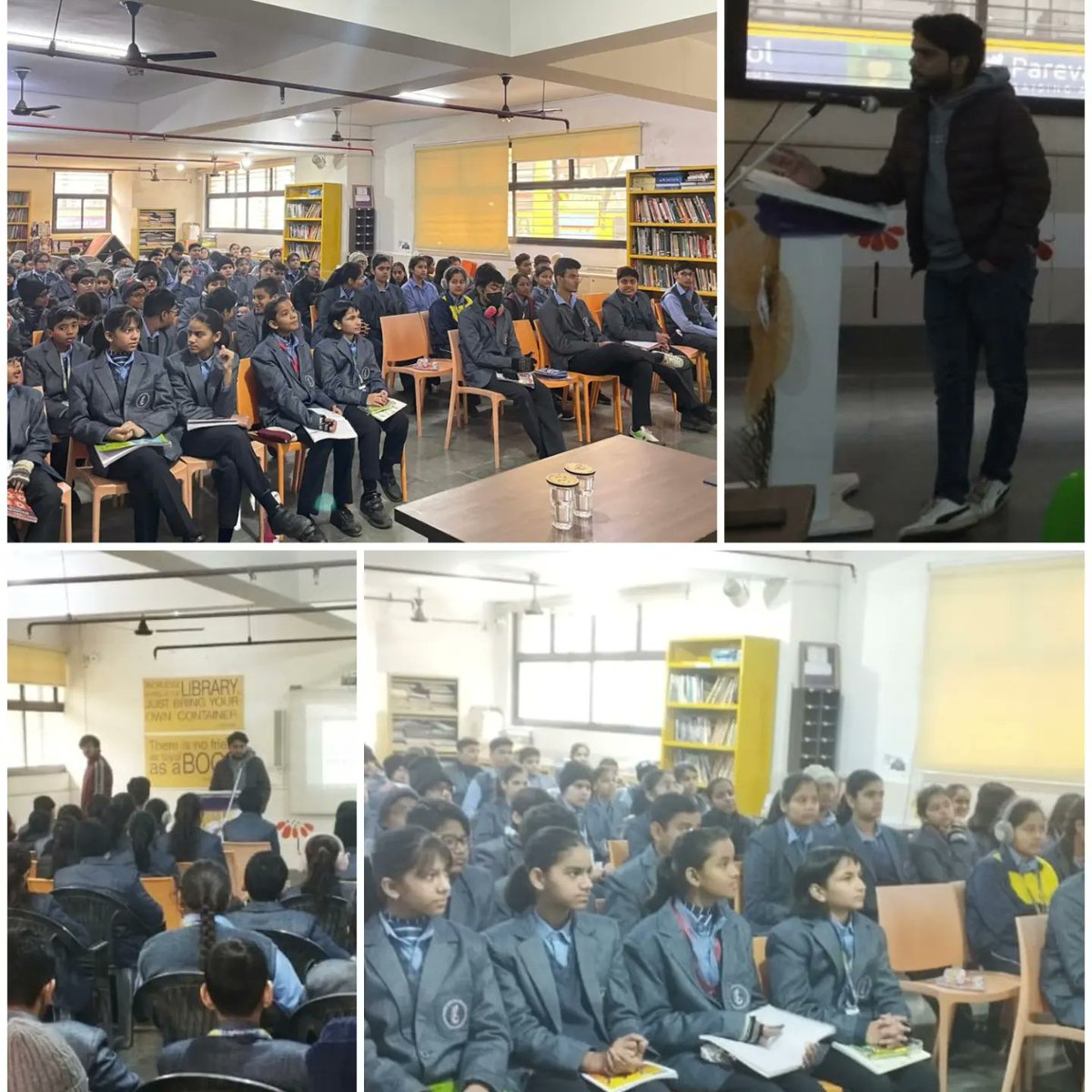 SAEKIET1's tweet photo. 🔬✨ Empowering young minds at Parevartan School, Ghaziabad! Team Interstellars hosted a STEM ENGAGEMENT WORKSHOP, igniting curiosity and sparking the flames of innovation. 🚀#STEMWorkshop #TeamInterstellars #InspiringInnovation #STEMEngagement #TeamInterstellars #Innovation https://t.co/HTcVB7UYhq