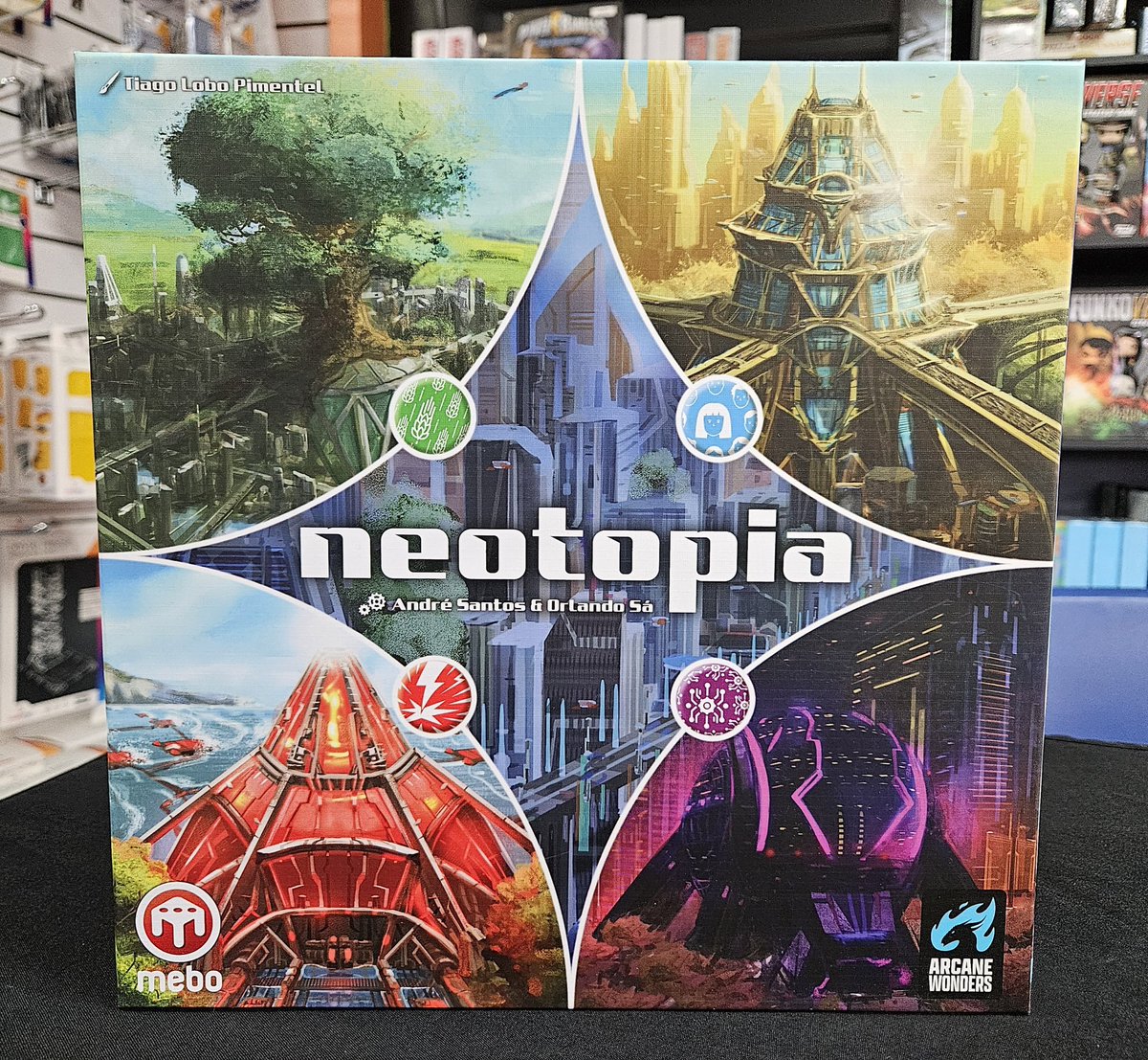 drewstees's tweet image. 🎲 Stop by Nick Nack's Full Frontal Attack in Hershey for a demo of Neotopia, running today until 3pm! 🎲  A new tile placement, pattern building game from Arcane Wonders!

@ArcaneWonders
@NickNacksAttack 
@DexEnvoy