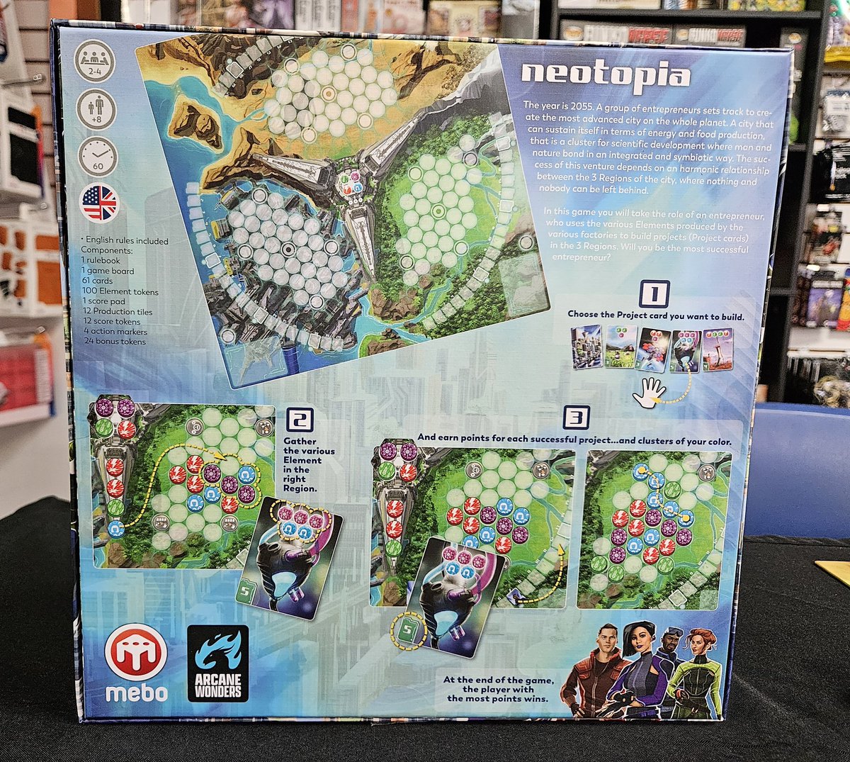 drewstees's tweet image. 🎲 Stop by Nick Nack's Full Frontal Attack in Hershey for a demo of Neotopia, running today until 3pm! 🎲  A new tile placement, pattern building game from Arcane Wonders!

@ArcaneWonders
@NickNacksAttack 
@DexEnvoy