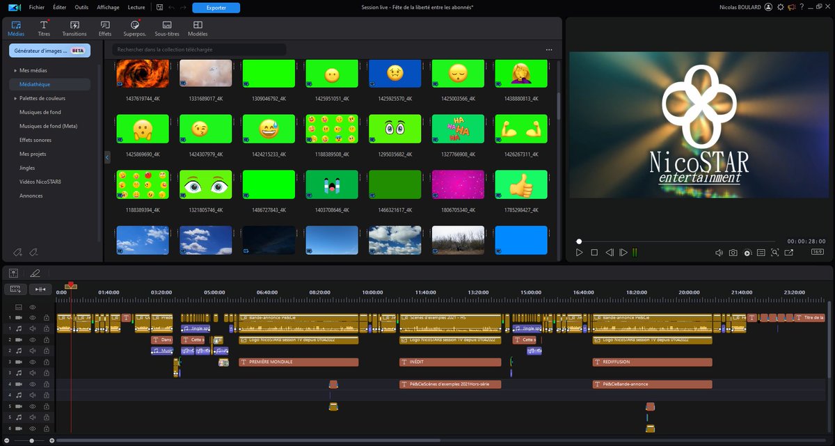 NicoSTAR8_Tweet's tweet photo. Après une dizaine d'années de performance et 7 ans pour le montage des vidéos de #NicoSTAR8, notre contrat avec #Cyberlink #PowerDirector est terminé, nous remercions les développeurs pour tous les projets qui ont pu être réalisés jusqu'à aujourd'hui. https://t.co/SmwKrIpQwW