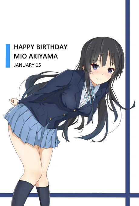 澪ちゃん、おめでとう〜  #秋山澪生誕祭2024 #けいおん