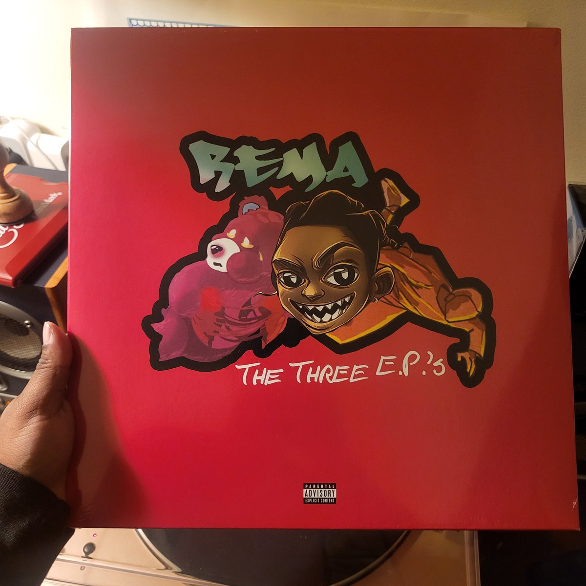 beyondbinary91's tweet photo. #VinyloftheDay: The Three EPs - Rema #TheThreeEPs #Rema #RemaEP #FreestyleEP #BadCommandoEP #Mavins #MavinRecords https://t.co/spQFTKBqGR