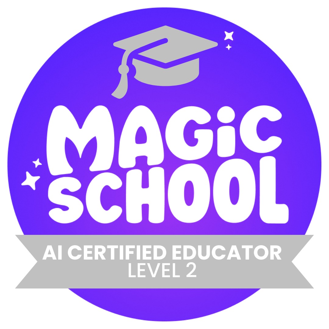 clauperfecto's tweet photo. I am very happy to announce that I have completed Level 2, and achieved the MagicSchool AI certification
#magic_school @magicschoolai #ai https://t.co/caW6qaexVg