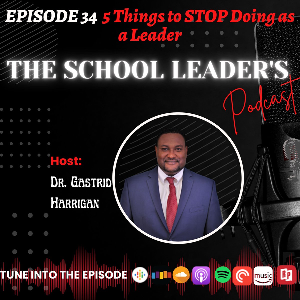 💥 NEW EPISODE ALERT! 💥
In Ep#34, I talk about 5 Things to Stop Doing as a Leader. Listen now
Apple: buff.ly/4aYKoFU
Spotify: buff.ly/3RXTERV

#educationpodcast #edchat @ritawirtz @srlindstrom @JodiMartin_AP @2Principals @JacobDunn @lauderhill612 @MsJuran @orr_ap